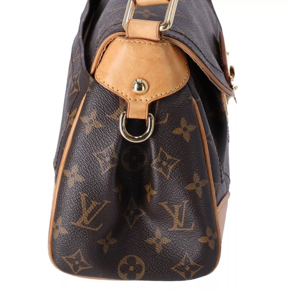 Louis Vuitton Beverly MM Monogram Handbag M40121 Brown Flap Shoulder Bag - Picture 11 of 16